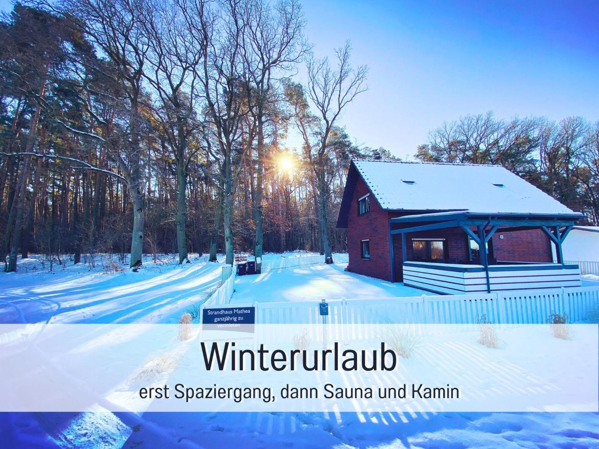 Strandhaus Mathea - Ruhige Lage Direkt Am Fleesensee - Parkplatz, Kamin, Sauna - Familienfreundlich Unter Göhren Exterior foto
