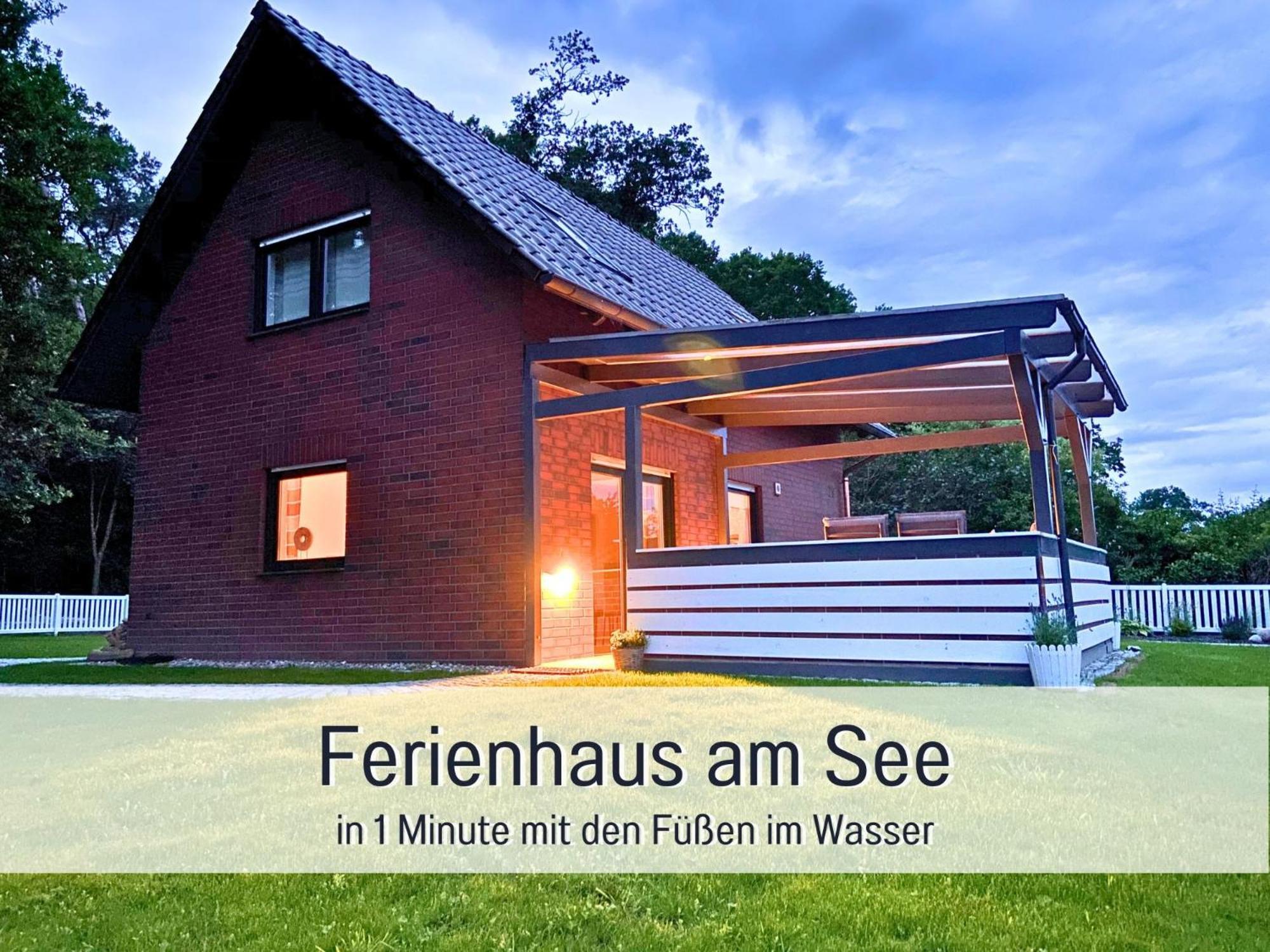 Strandhaus Mathea - Ruhige Lage Direkt Am Fleesensee - Parkplatz, Kamin, Sauna - Familienfreundlich Unter Göhren Exterior foto