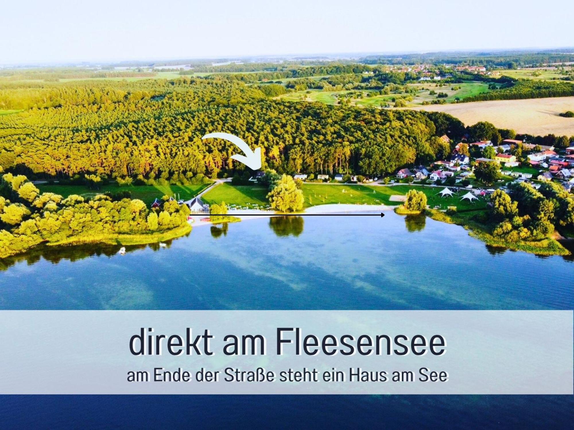 Strandhaus Mathea - Ruhige Lage Direkt Am Fleesensee - Parkplatz, Kamin, Sauna - Familienfreundlich Unter Göhren Exterior foto
